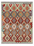 Maimana Afghanistan Kilim Rug - 199 x154 cm - Handmade