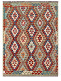 Maimana Afghanistan Kilim Rug - 203 x149 cm - Handmade