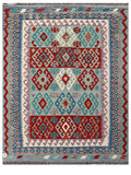 Maimana Afghanistan Kilim Rug - 205 x157 cm - Handmade