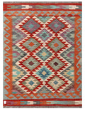 Maimana Afghanistan Kilim Rug - 194 x145 cm - Handmade