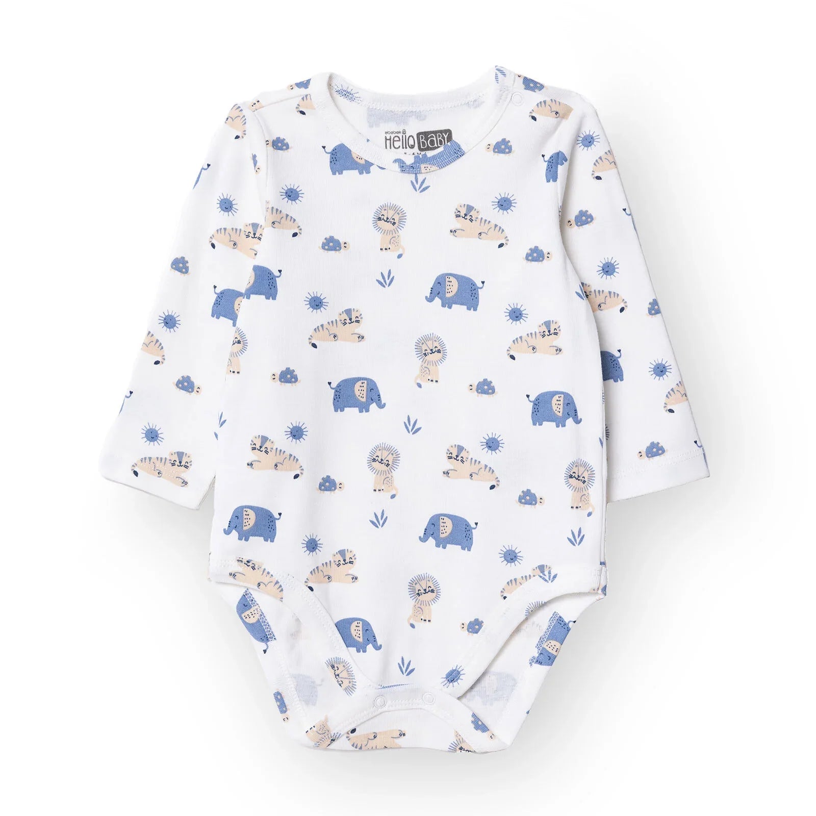 HelloBaby Long Sleeve Body - Ecru