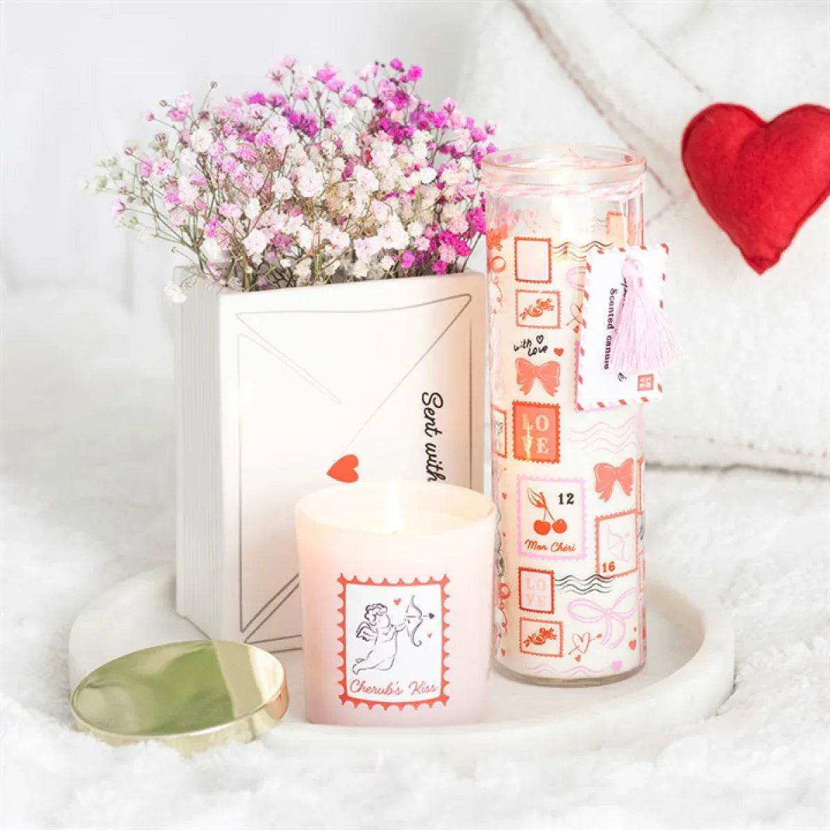 Love Letter Valentine's Day Flower Vase - Bobobiy