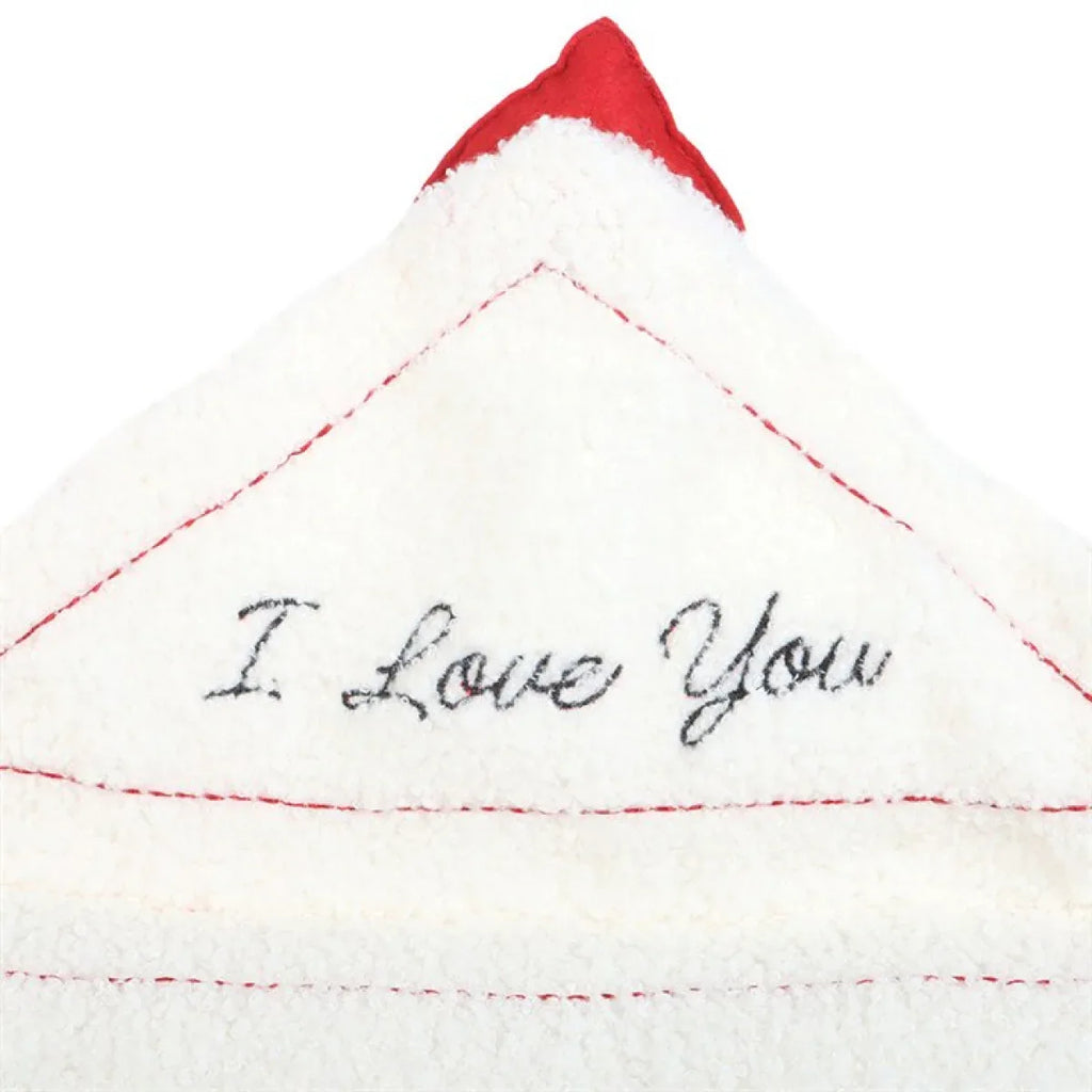 Love Letter Boucle Valentine's Day Cushion - Bobobiy