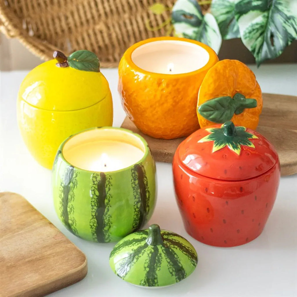 Watermelon Shaped Candle Jar - Bobobiy