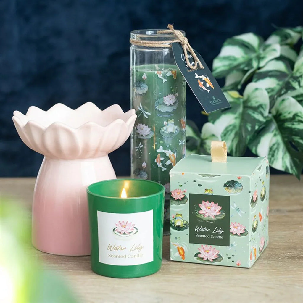 Pond Print Oriental Jasmine Tube Candle - Bobobiy