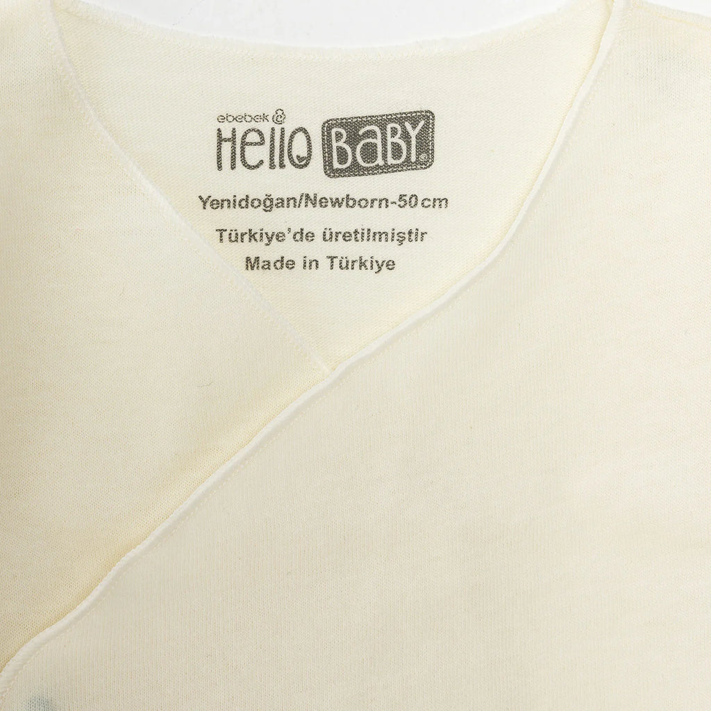 HelloBaby Wrapover Top 2-Pack - Ecru