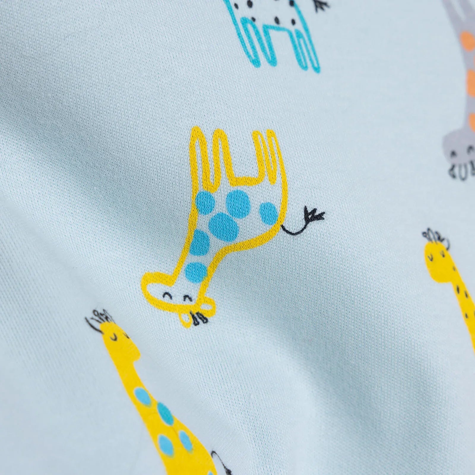 HelloBaby Unisex Body- Footless Bottom - Light Blue