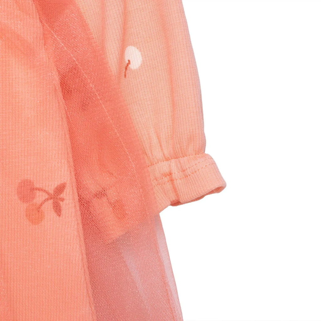 HelloBaby Winter Cherry Dress - Salmon