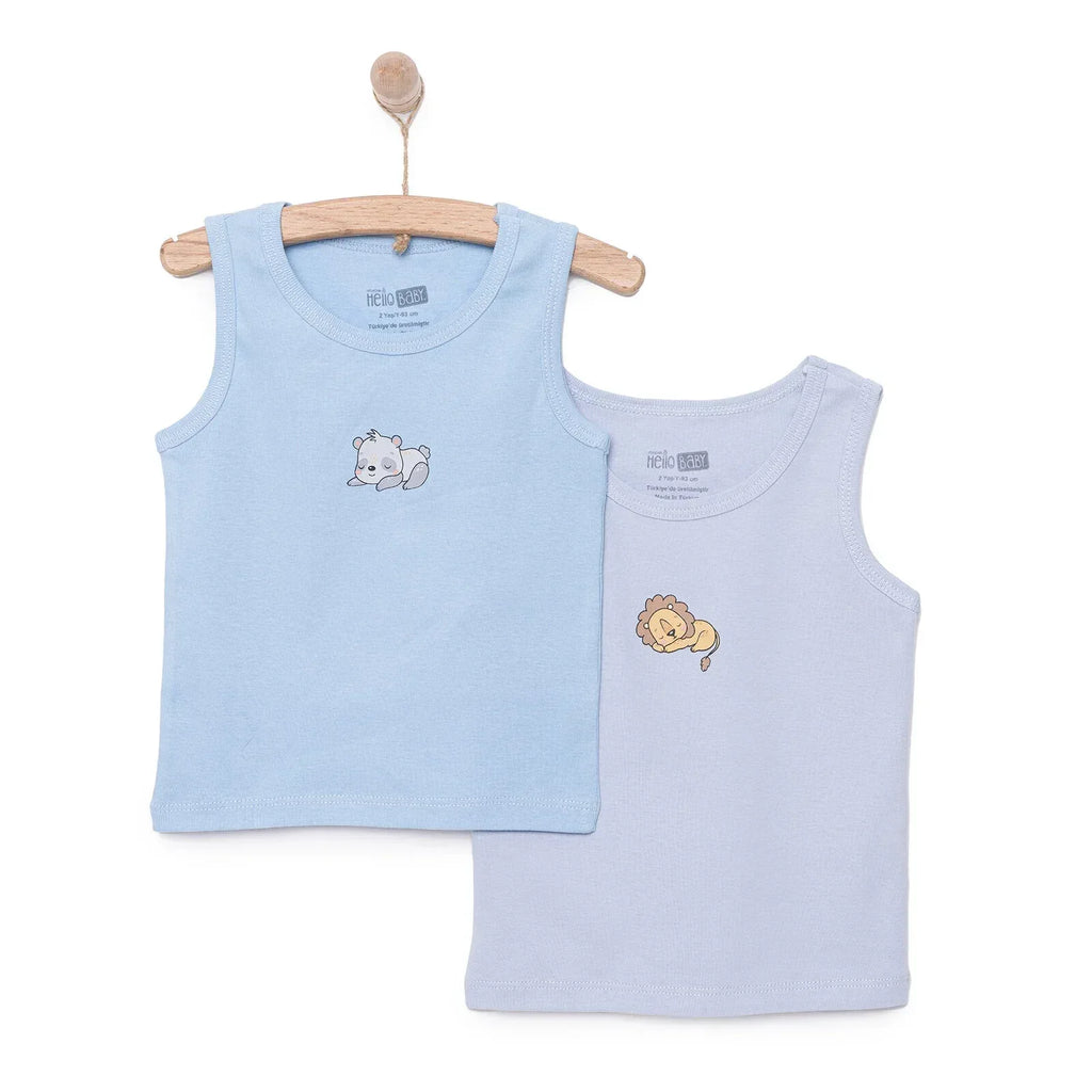 HelloBaby 2 Pcs Athlete - Light Blue - Bobobiy