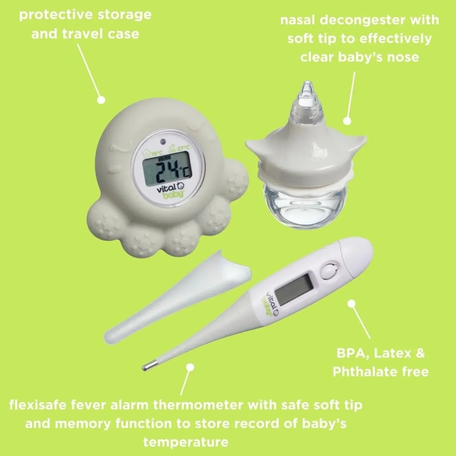 Vital Baby PROTECT Healthcare Kit Assorted - Bobobiy