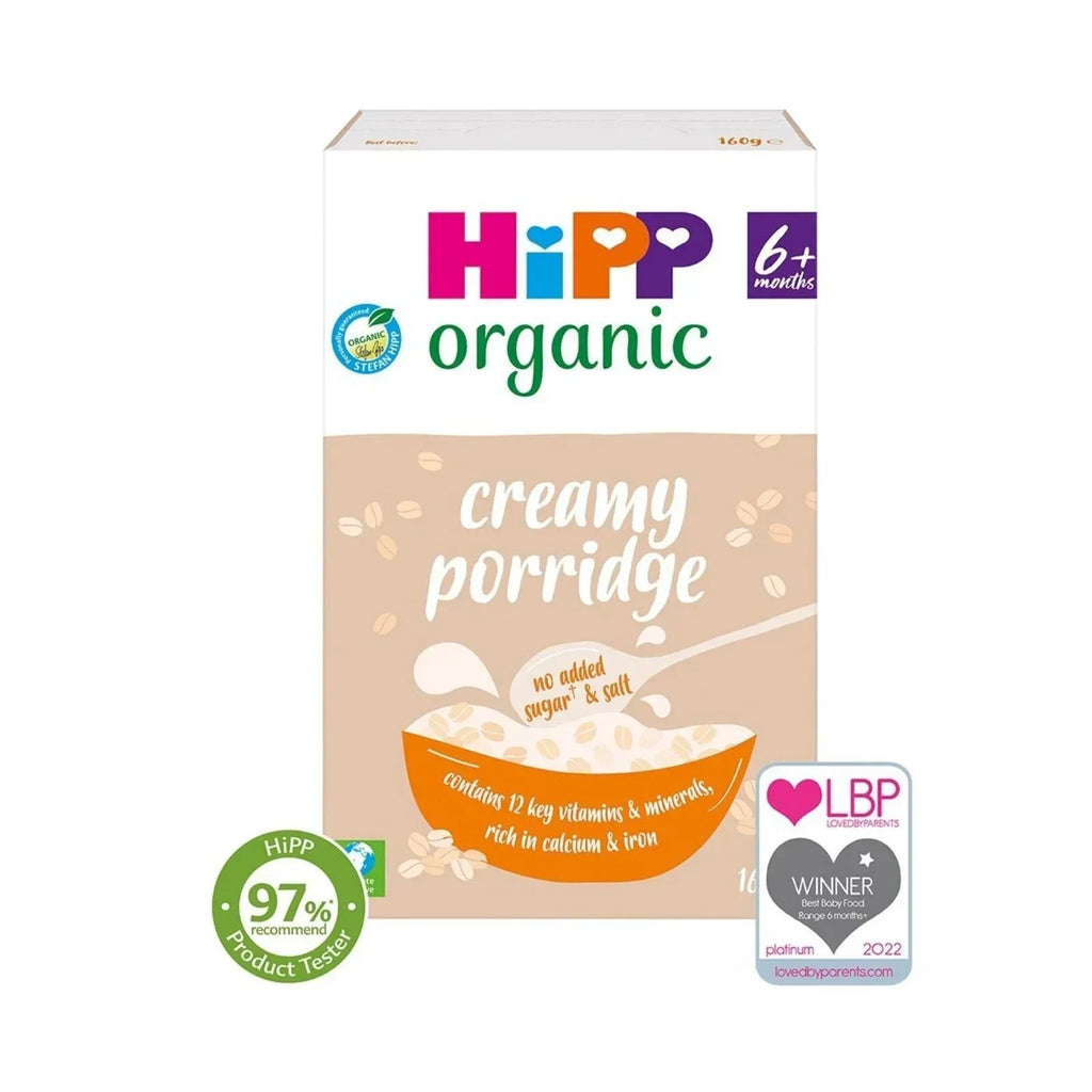 HiPP Organic Creamy Porridge Baby Cereal 6+ months 160g - Bobobiy