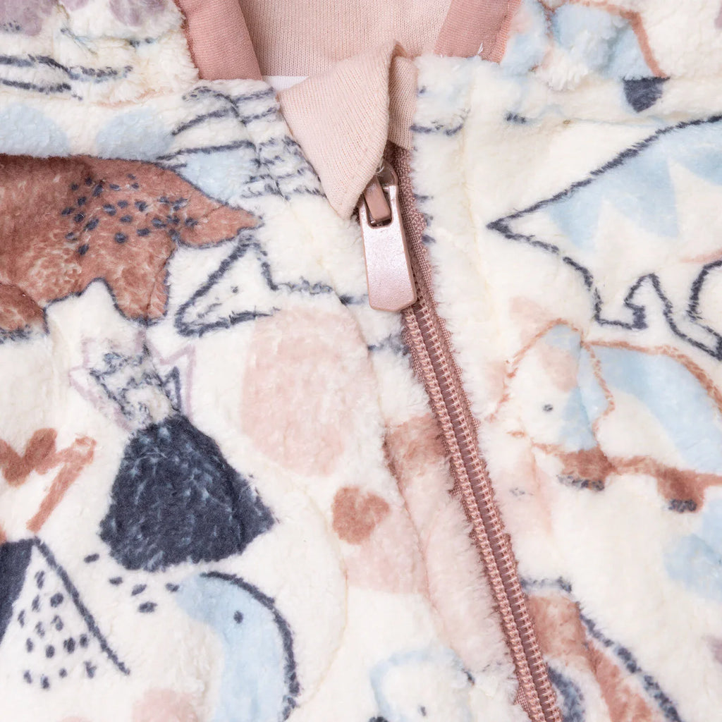 Midimod Newborn Welsoft Footed Jumpsuit - Ecru