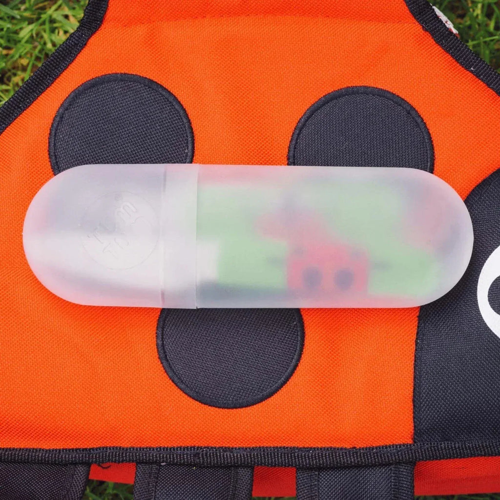 TUM TUM Travel Cutlery Set with Case - Ladybird - Bobobiy