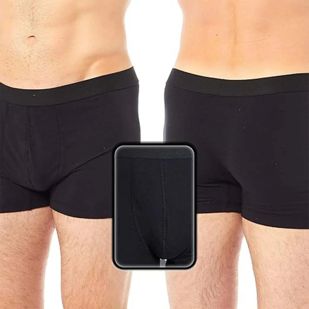 6 Pack Black Cotton Stretch Boxer Shorts Menswear Classic Breathable Comfort Fit Activewear Underwear for Men MB03