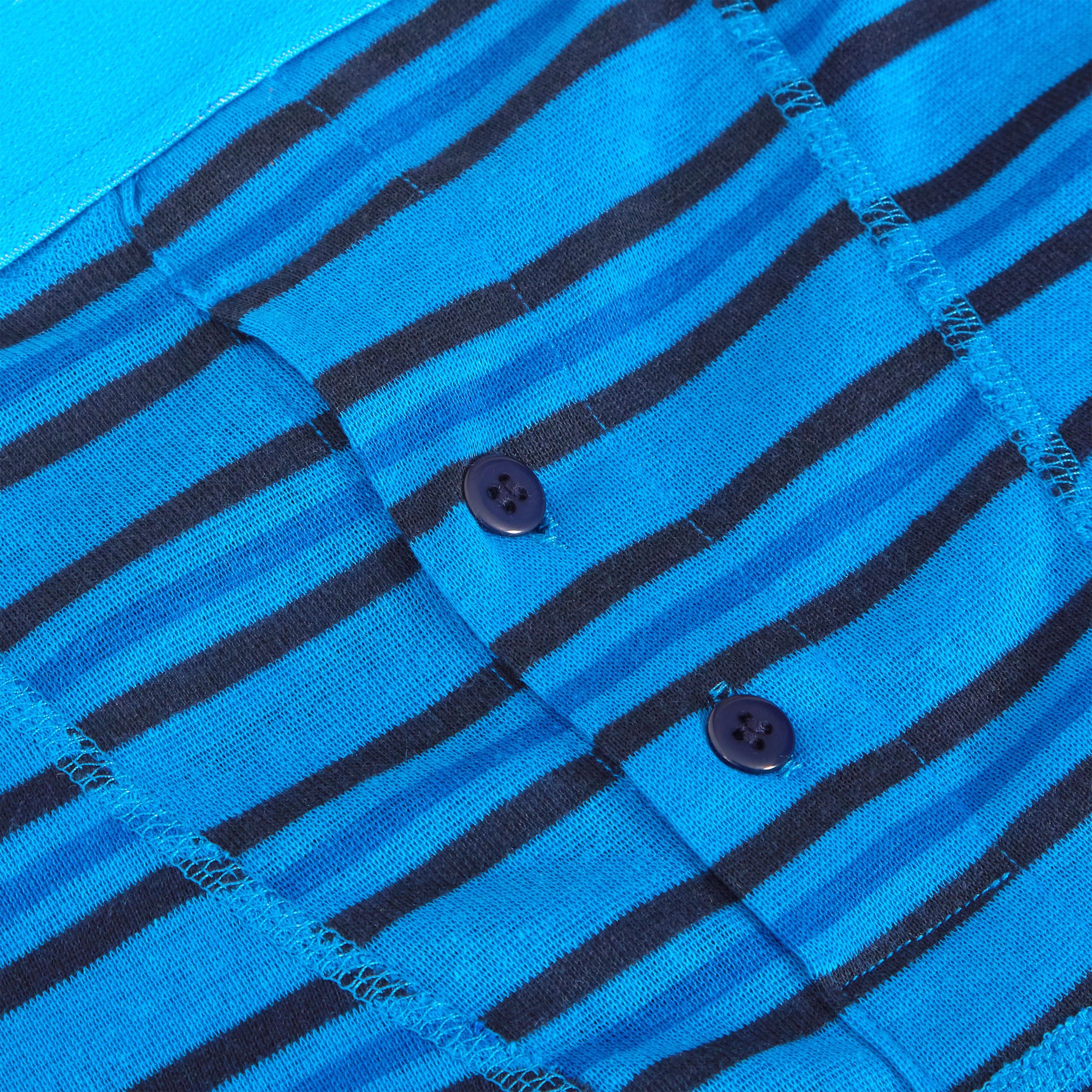 6 Pack Blue Navy Striped Cotton Stretch Boxer Shorts Menswear Classic Breathable Activewear Soft and Durable Underwear