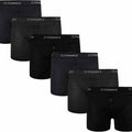 6-pack-boys-boxer-shorts-cotton-rich-black-moisture-wicking-button-fly-elasticated-breathable-underwear-for-active-kids-by-sock-stack-3-5-years-boxer-shorts-1177942089 - Bobobiy