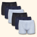 6-pack-cotton-stretch-boxer-shorts-menswear-classic-activewear-breathable-underwear-soft-and-durable-boxershorts-for-men-black-navy-grey-mb09-by-sock-stack-s-black-navy-grey-boxer-sho - Bobobiy