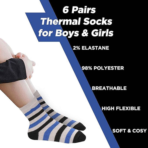 6-pack-kids-thermal-socks-boys-girls-winter-boot-socks-non-slip-cushioned-warm-durable-footwear-assorted-colors-sizes-4-13-years-by-heatwave-thermalwear-socks-1182194829 - Bobobiy
