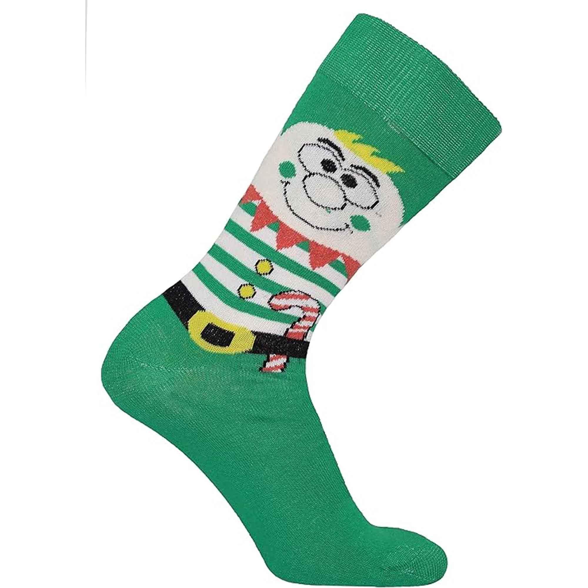6-pack-men-s-christmas-socks-cotton-rich-holiday-designs-festive-santa-snowman-holly-turkey-comfortable-warm-gift-uk-6-11-eur-39-45-by-sock-stack-assorted-6-11-socks-1182478091 - Bobobiy