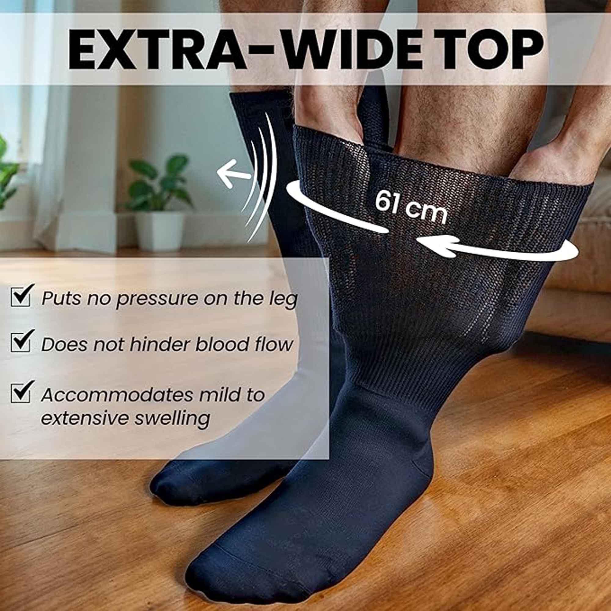 6-pack-men-s-extra-wide-non-elastic-diabetic-socks-super-soft-breathable-moisture-wicking-antibacterial-sustainable-cotton-black-uk-sizes-6-11-by-sock-stack-socks-1199710071 - Bobobiy