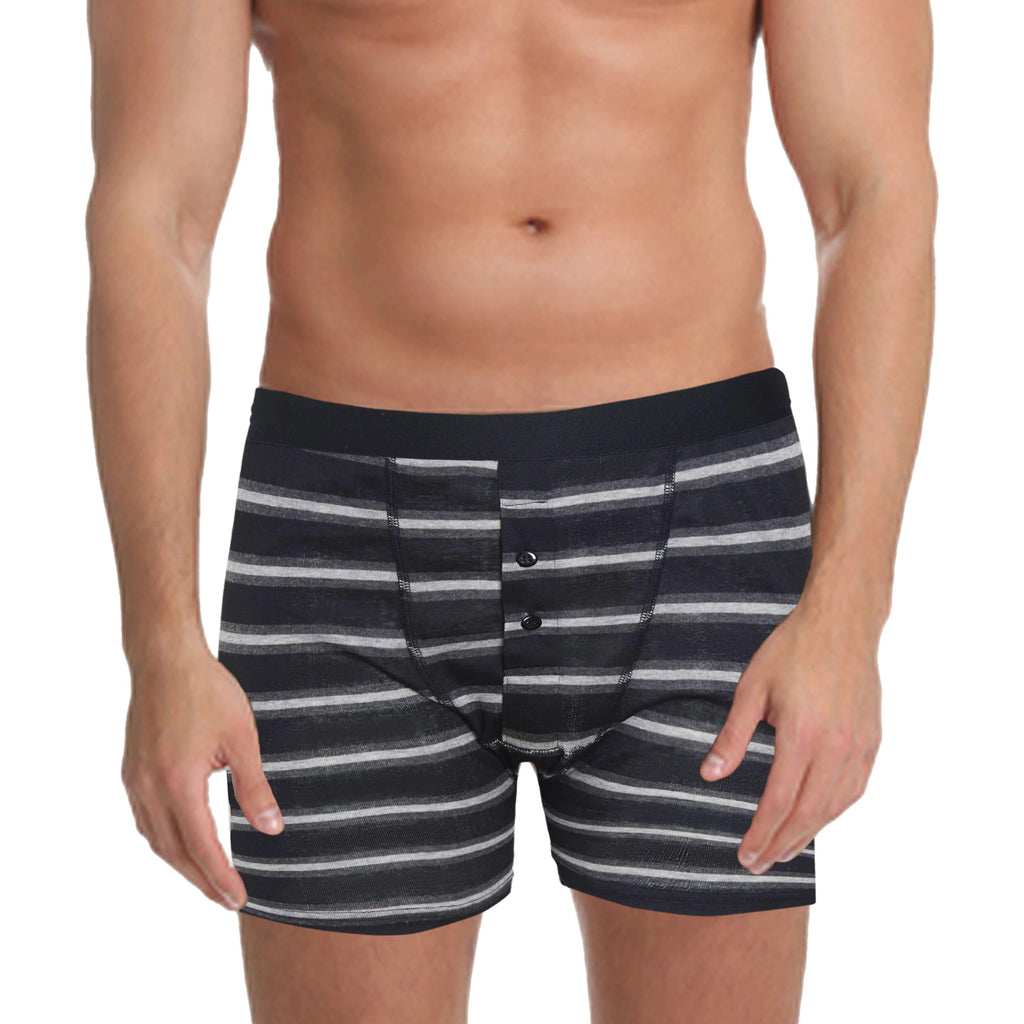 6-pack-striped-black-grey-cotton-stretch-boxer-shorts-menswear-classic-activewear-breathable-soft-and-durable-underwear-for-men-by-sock-stack-boxer-shorts-1176513449 - Bobobiy