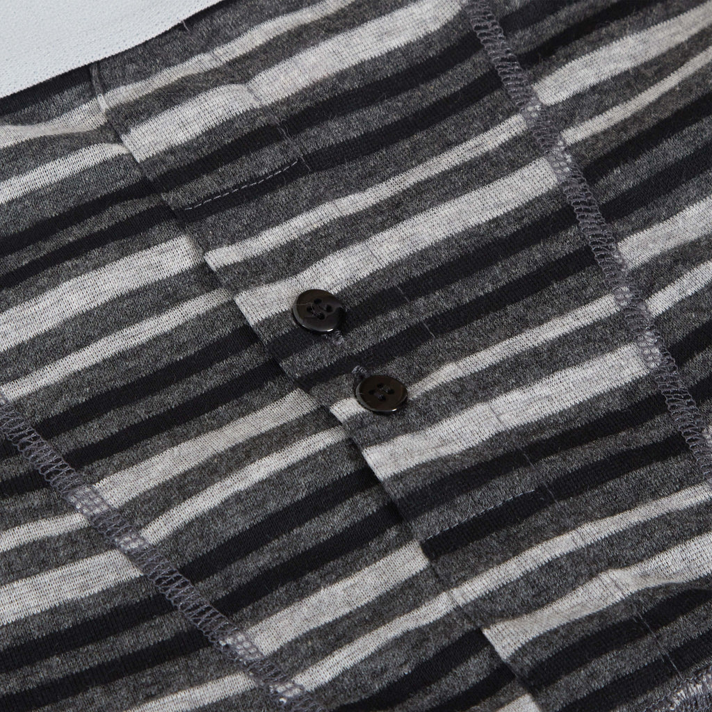 6 Pack Striped Black Grey Cotton Stretch Boxer Shorts Menswear Classic Activewear Breathable Soft and Durable Underwear for Men