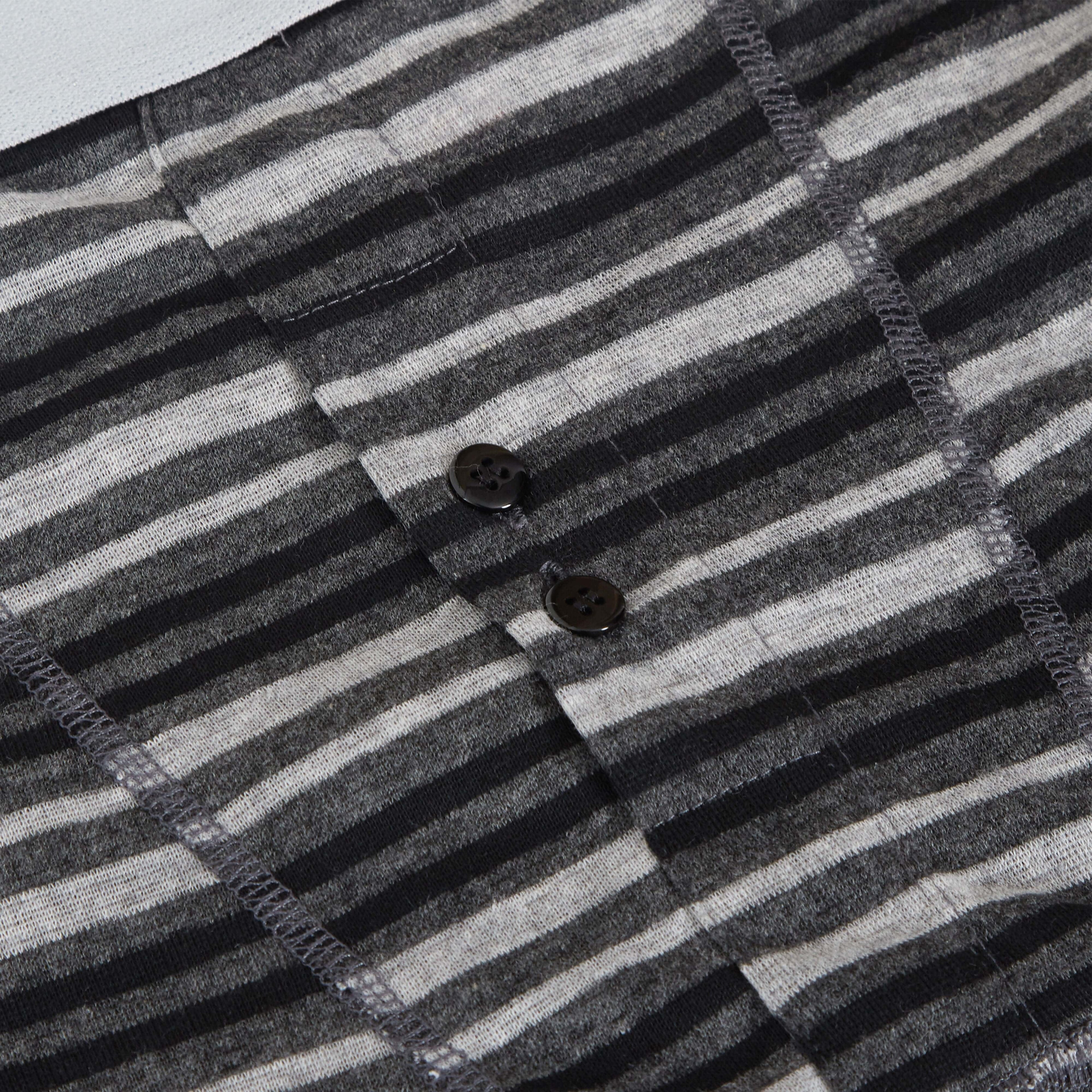 6 Pack Striped Black Grey Cotton Stretch Boxer Shorts Menswear Classic Activewear Breathable Soft and Durable Underwear for Men