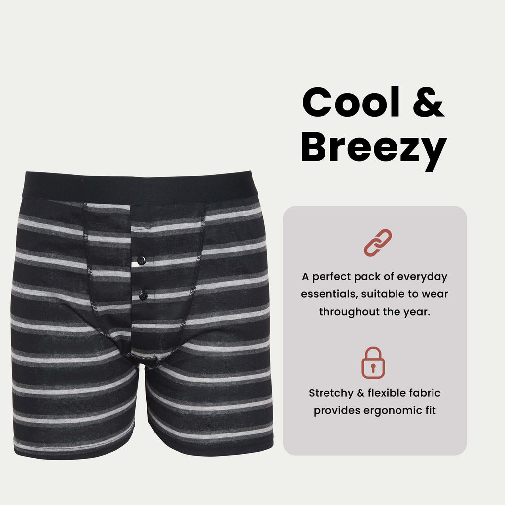 6-pack-striped-black-grey-cotton-stretch-boxer-shorts-menswear-classic-activewear-breathable-soft-and-durable-underwear-for-men-by-sock-stack-boxer-shorts-1176513454 - Bobobiy