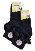 6-pairs-girls-cotton-rich-frilly-ankle-socks-durable-breathable-sculpted-heels-and-toes-multiple-sizes-and-colours-perfect-for-school-and-everyday-wear-by-sock-stack-black-6-8-socks-1 - Bobobiy
