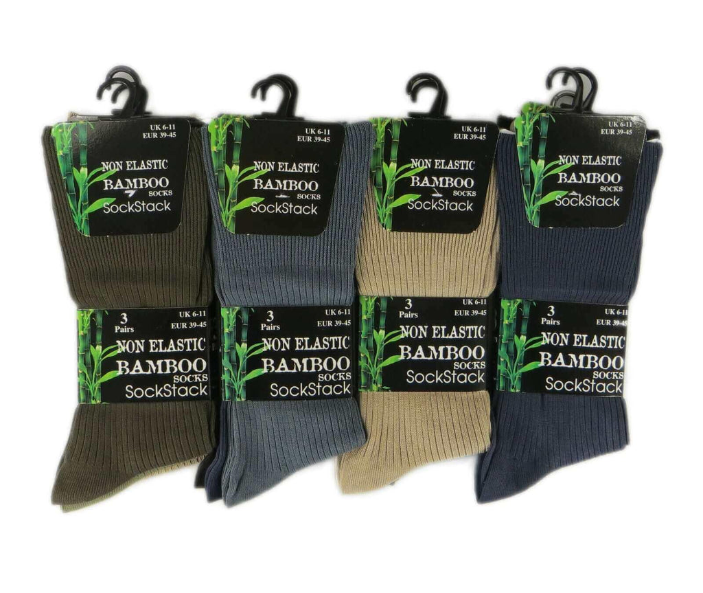 6-pairs-men-s-bamboo-socks-loose-top-soft-grip-anti-bacterial-moisture-wicking-reinforced-heel-and-toe-comfortable-durable-uk-6-11-eur-39-45-by-sock-stack-socks-1176513821 - Bobobiy