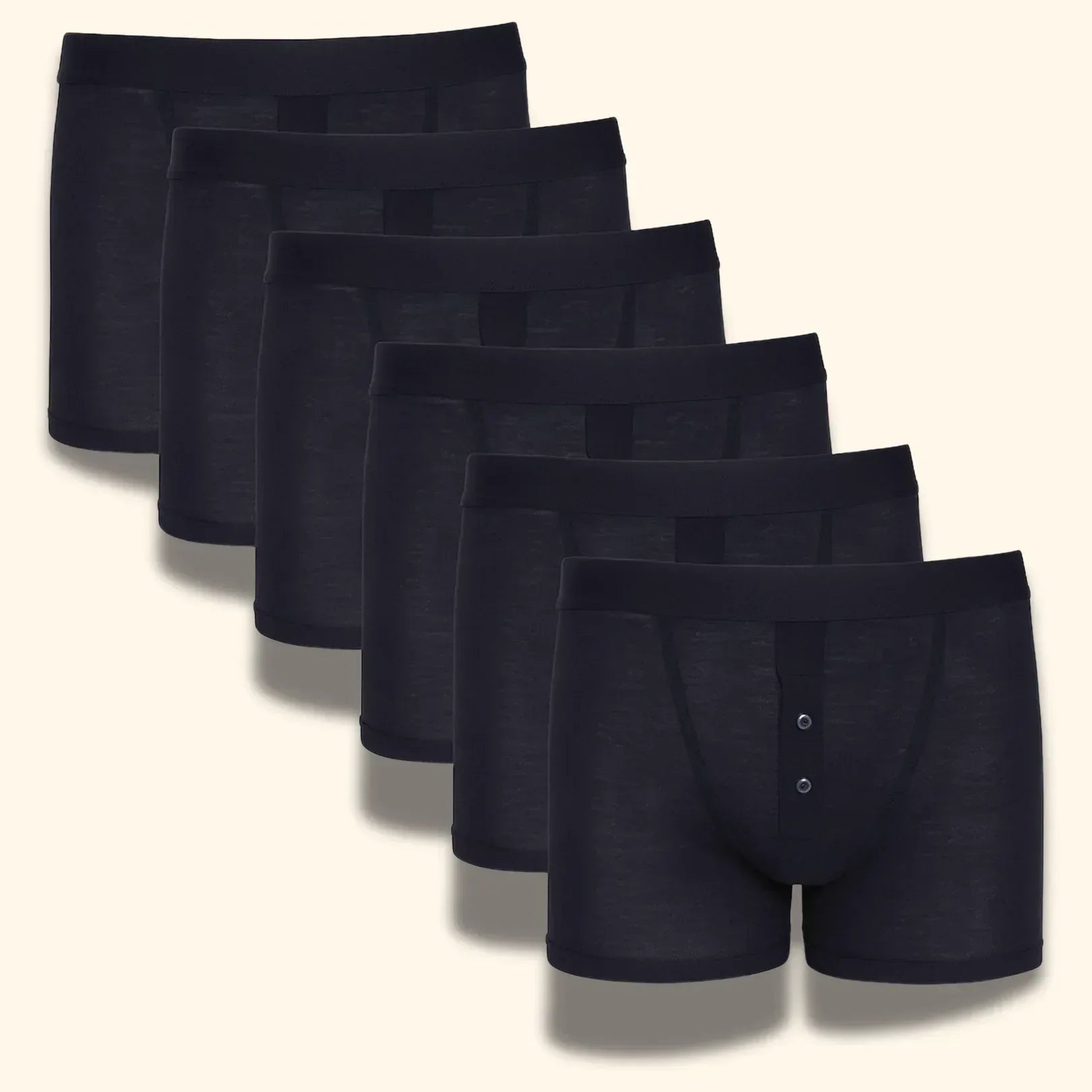 6-pairs-mens-black-boxer-short-ribbed-boxers-cotton-stretch-boxershorts-underwear-mb09-by-sock-stack-black-s-boxer-shorts-1182143665 - Bobobiy