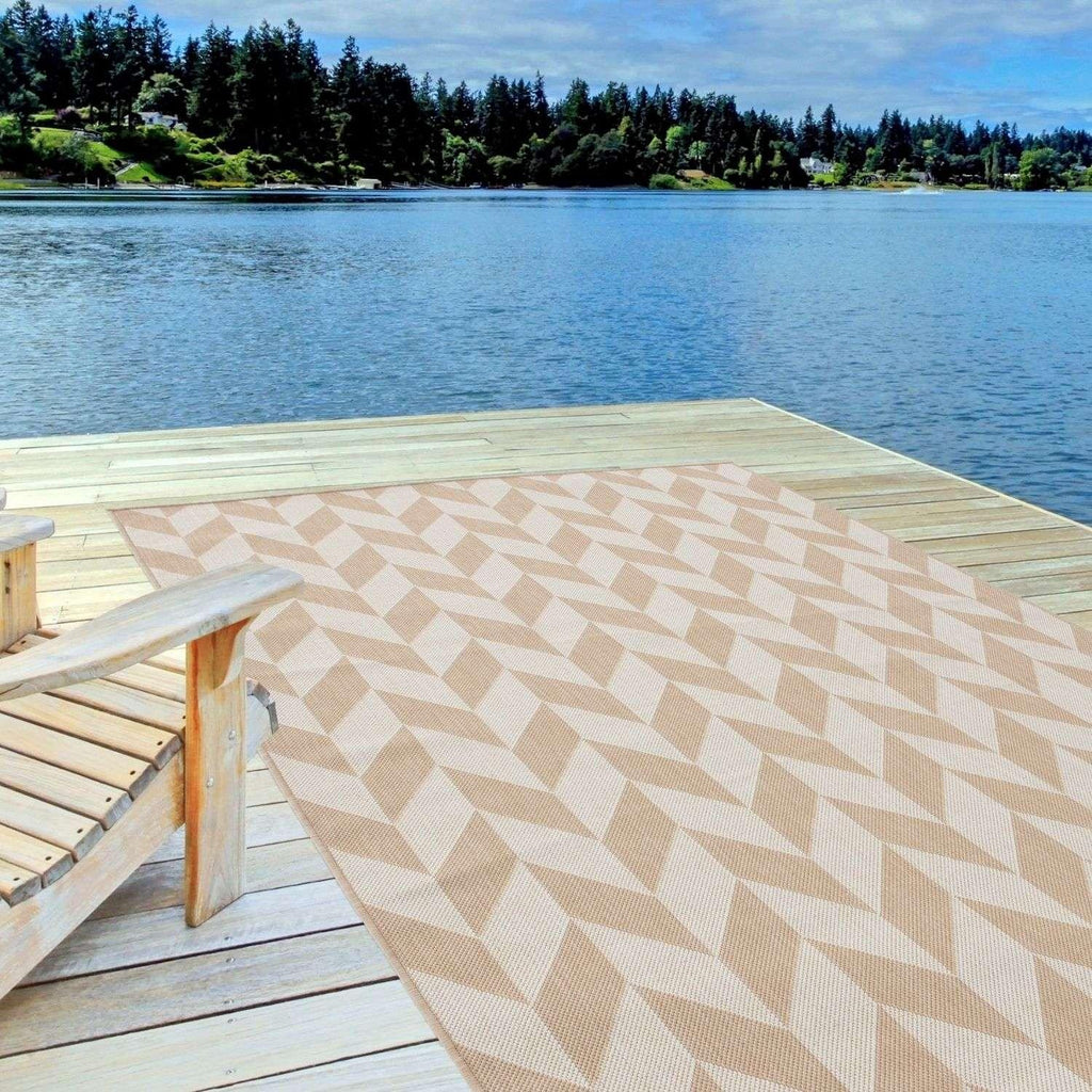 600_Ecology_Outdoor_Rug_Beige-5 - Bobobiy