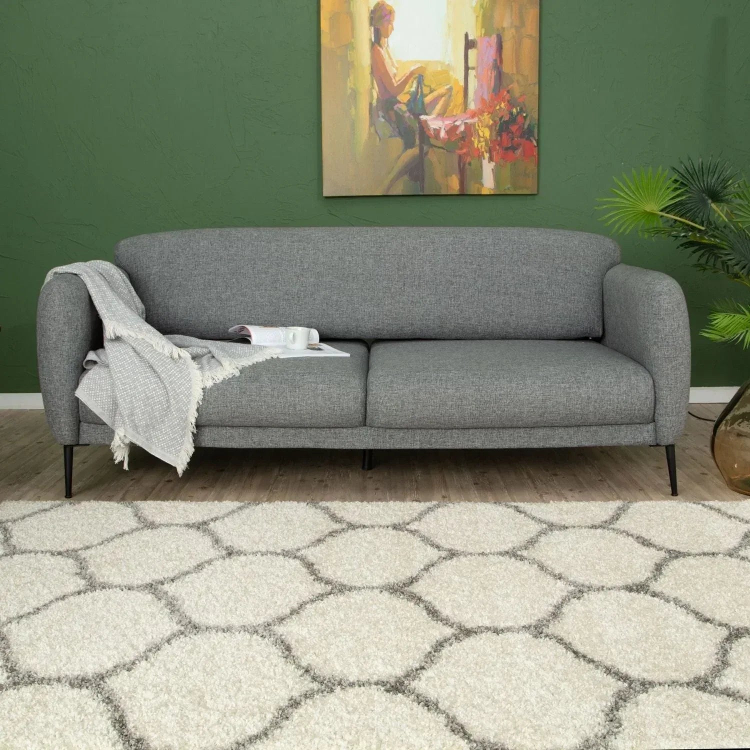 600_Moroccan_Ivory_Shaggy_Rug-10 - Bobobiy
