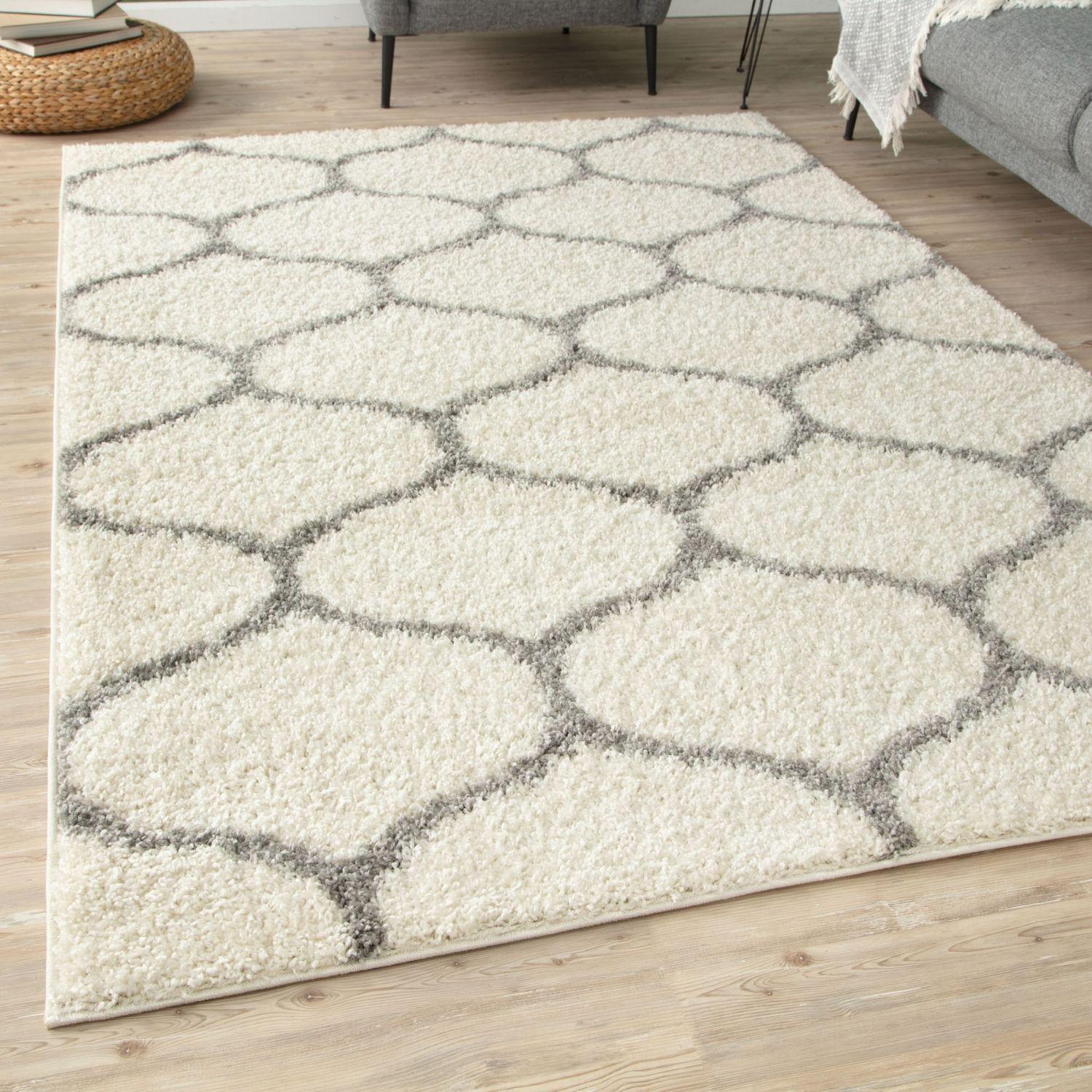 600_Moroccan_Ivory_Shaggy_Rug-12 - Bobobiy