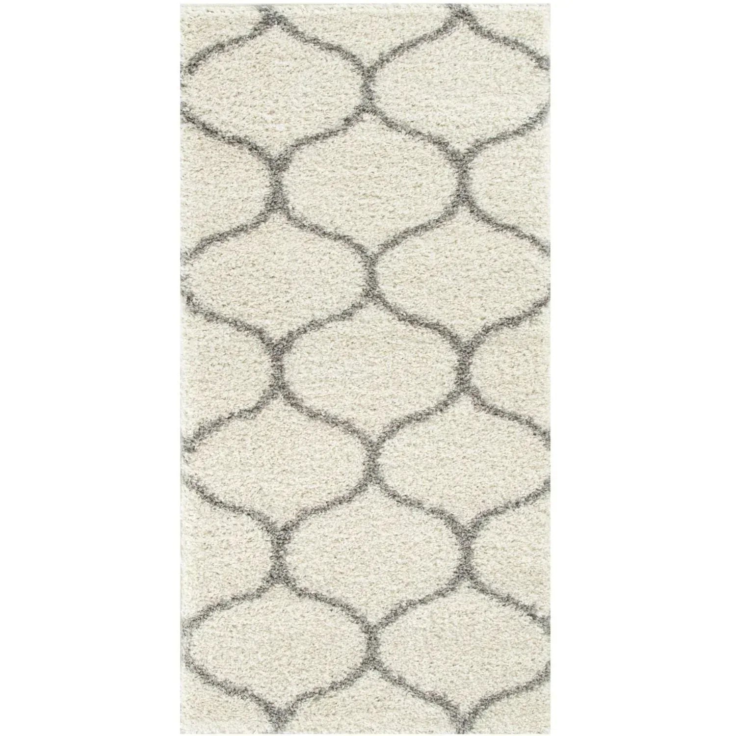 600_Moroccan_Ivory_Shaggy_Rug-2 - Bobobiy