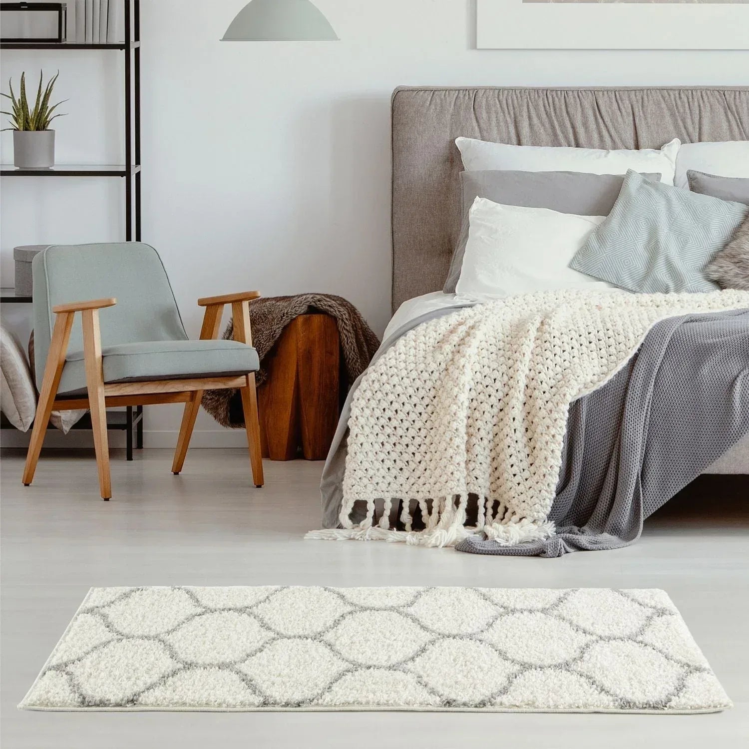 600_Moroccan_Ivory_Shaggy_Rug-23 - Bobobiy