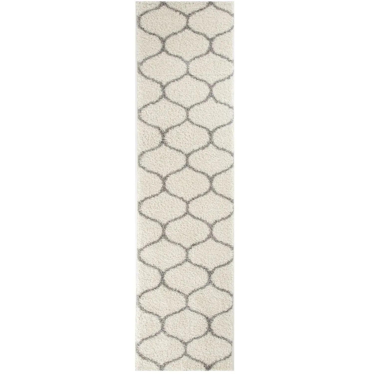 600_Moroccan_Ivory_Shaggy_Rug-4 - Bobobiy