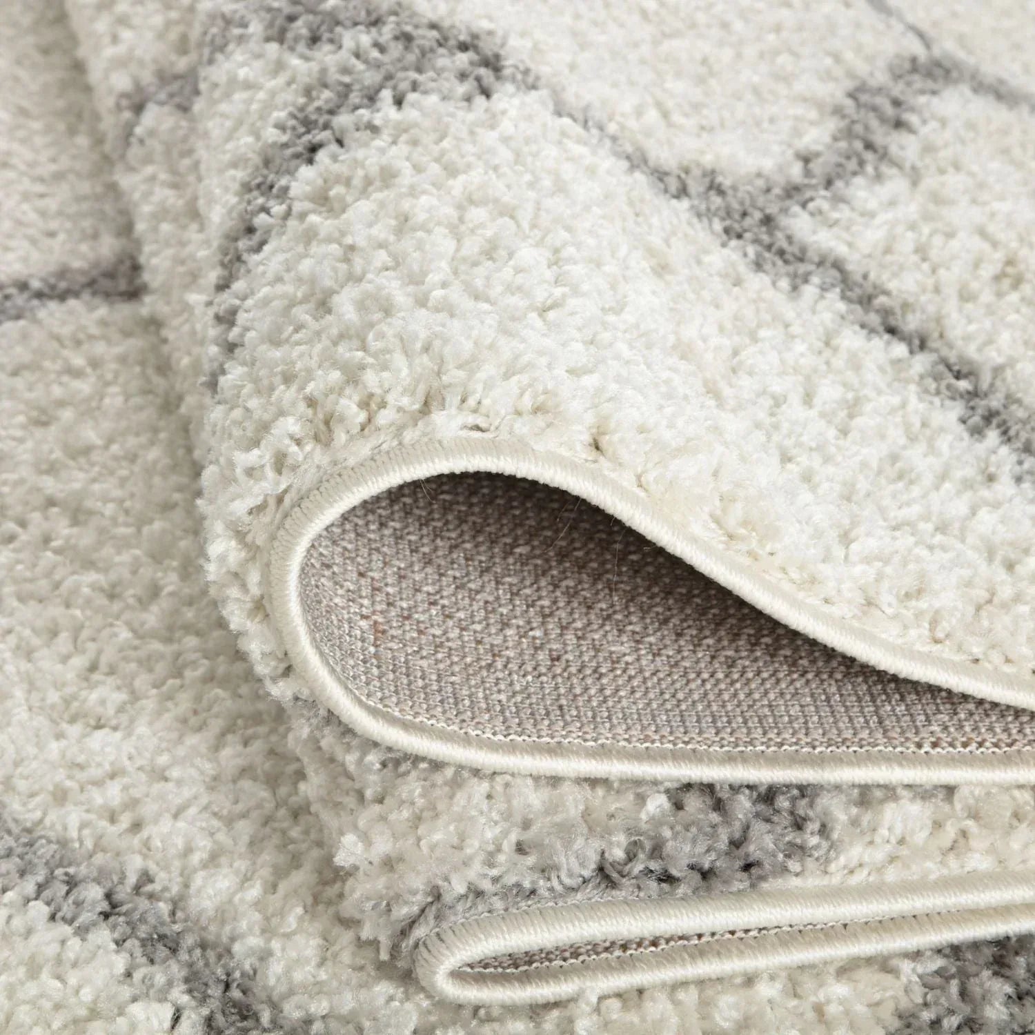 600_Moroccan_Ivory_Shaggy_Rug-6 - Bobobiy