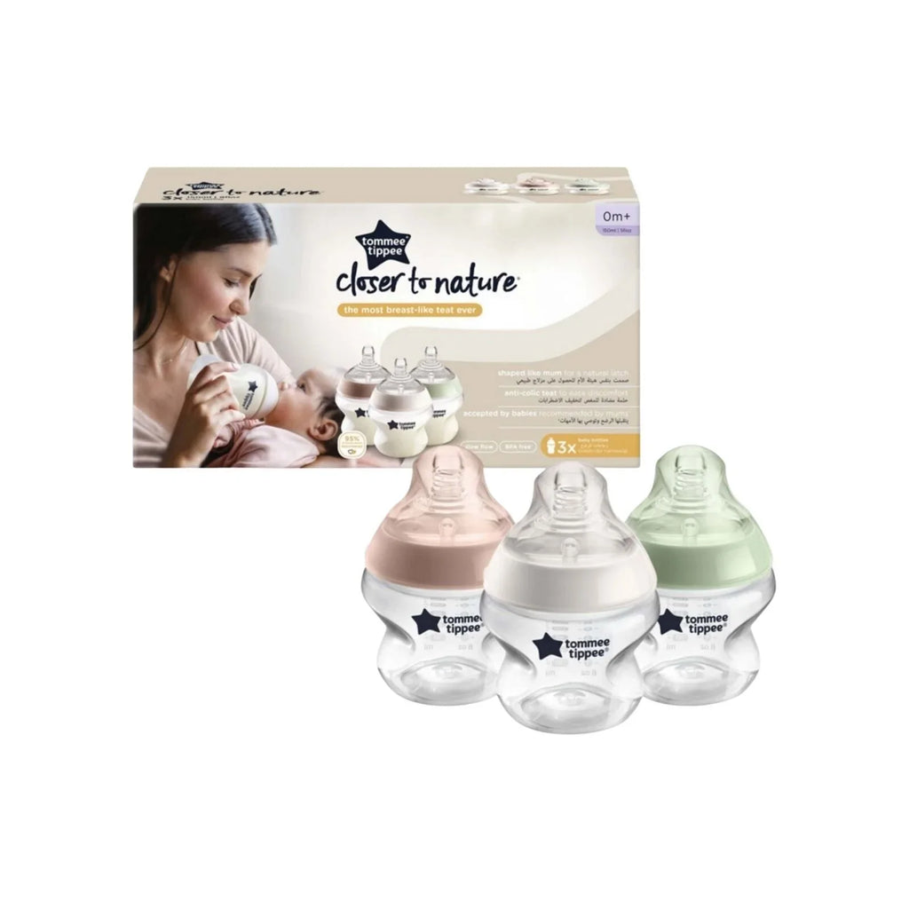Tommee Tippee Closer To Nature Bottle 150ml Pack of 3