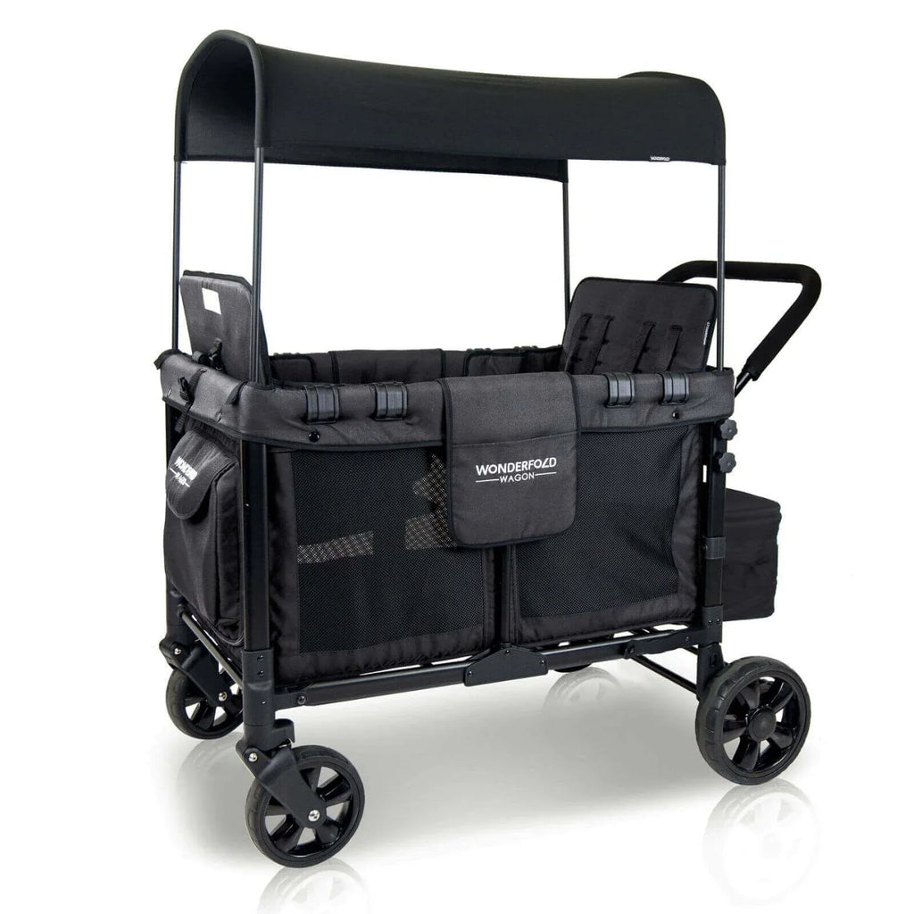 Wonderfold W4 Original Stroller Wagon - Volcanic Black