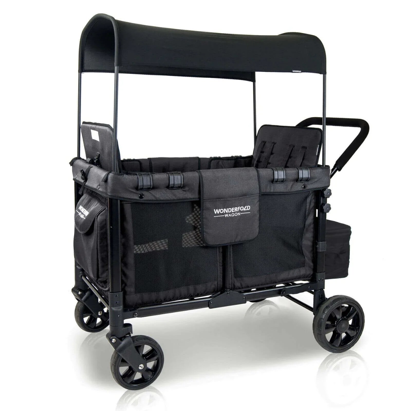 Wonderfold W4 Original Stroller Wagon - Volcanic Black