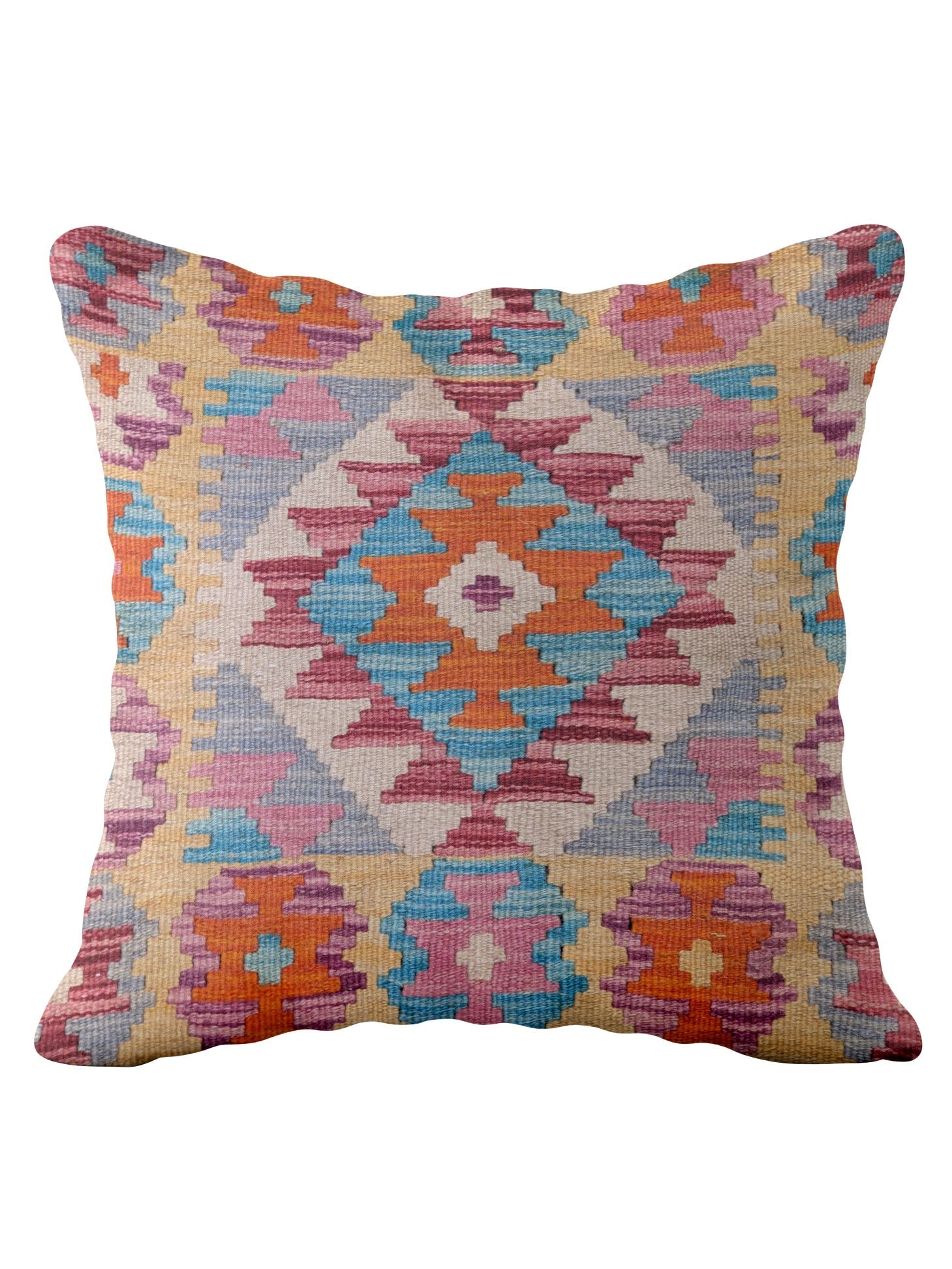 Afghan Kilim Cushion Cover - 45 x 45 cm - Handmade