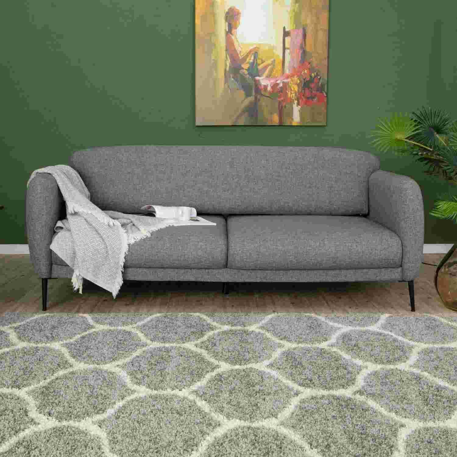 610_Moroccan_Grey_Shaggy_Rug-11 - Bobobiy