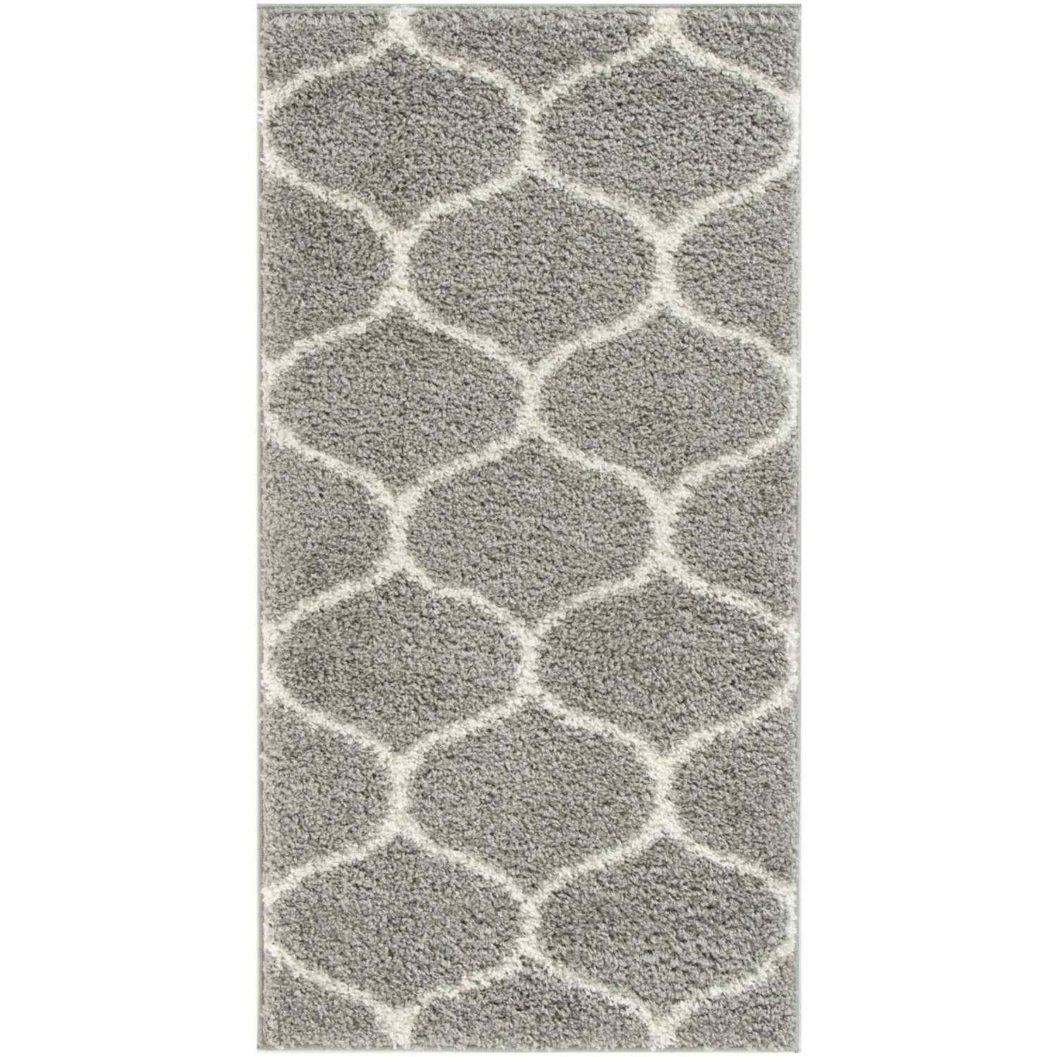 610_Moroccan_Grey_Shaggy_Rug-2 - Bobobiy