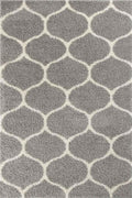 610_Moroccan_Grey_Shaggy_Rug - Bobobiy