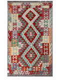 Maimana Afghanistan Kilim Rug - 185 x111 cm - Handmade