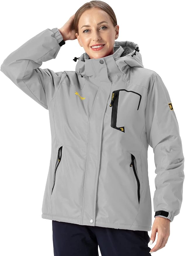Womens Ski Jacket Waterproof Warm Winter Snow Rain Coat Size XL TBY