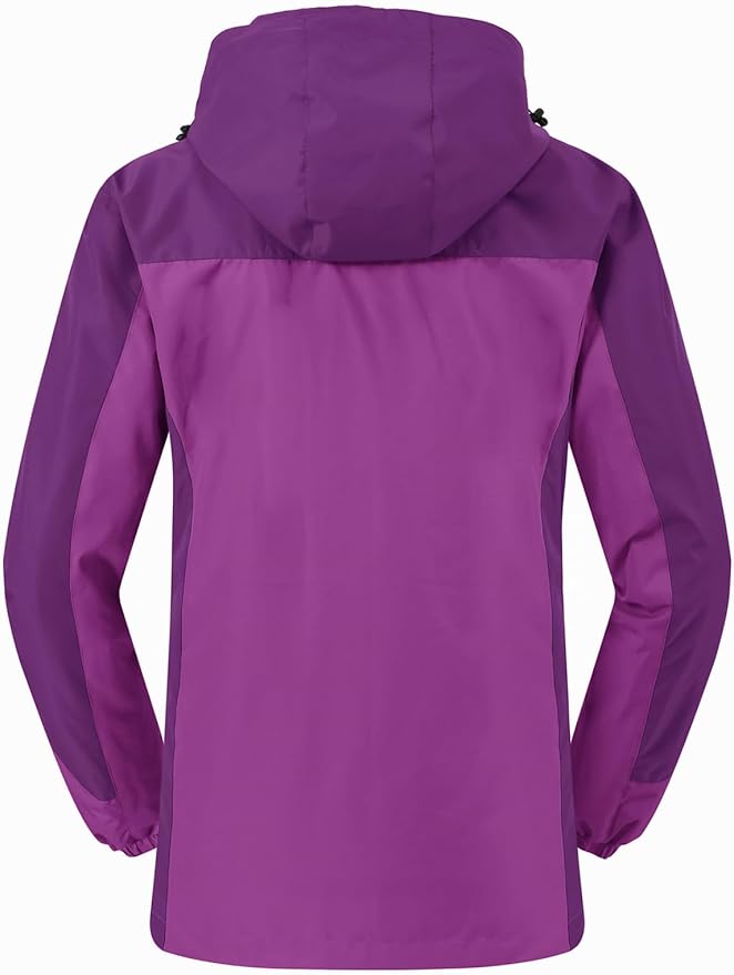 Women's Winter Ski Coat Jacket 3-in-1  Waterproof, Windproof, Warm, Purple Size S