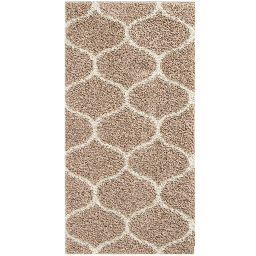 620_Moroccan_Beige_Shaggy_Rug-1 - Bobobiy