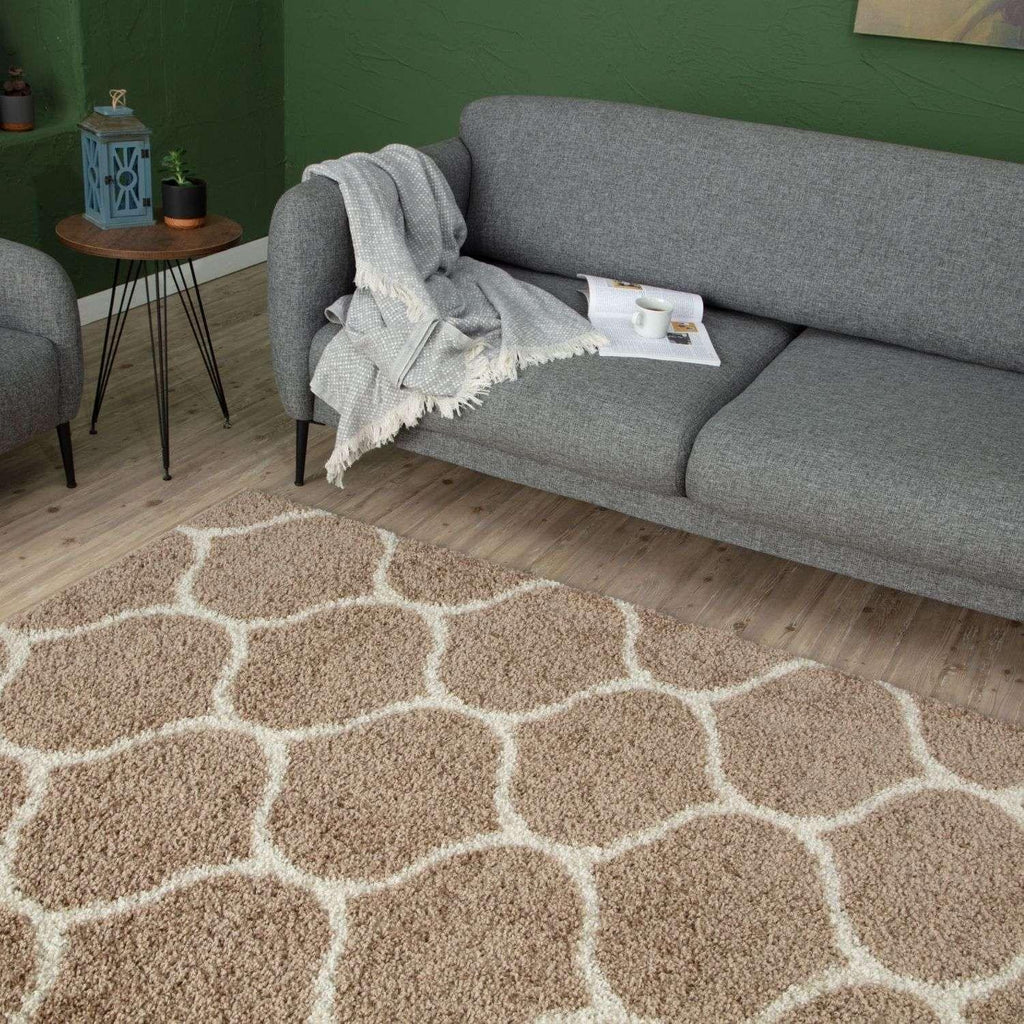 620_Moroccan_Beige_Shaggy_Rug-11 - Bobobiy